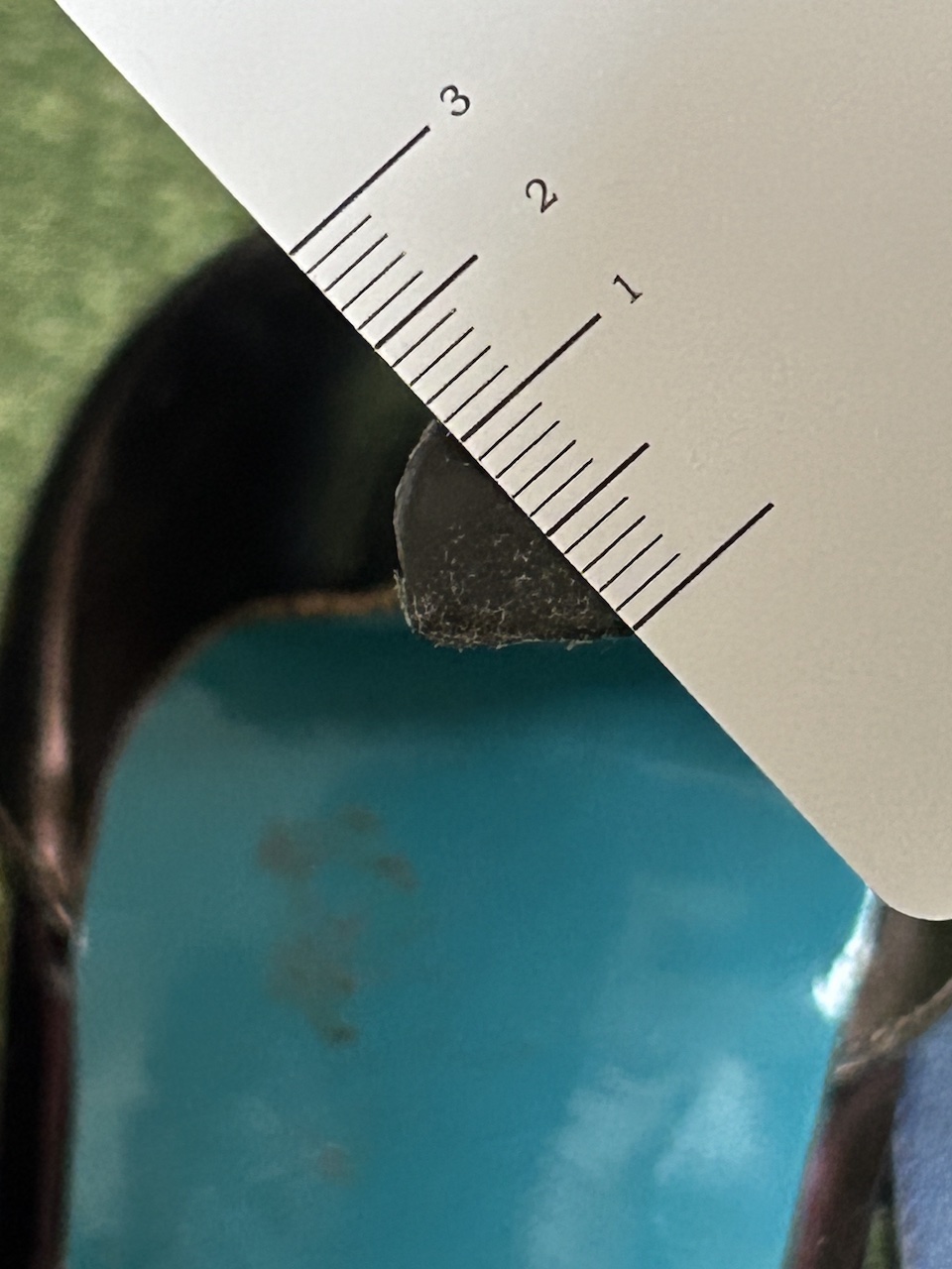 talon de 11mm en taille 2 mesure de l'extrémité du talon
